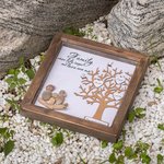 Custom Pebble Art Family Tree Picture Frame