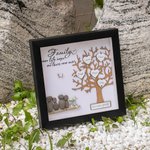 Custom Pebble Art Family Tree Picture Frame