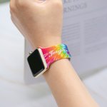 Personalised Colorful Tie Dye Apple Watch Band