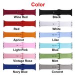 Personalised Silicon Birth Flower Blessing Mom Grandma Apple Watch Band Mother's Day Gift for Her