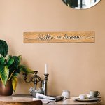 Personalized Wooden Love Sign Couple Names Plate Rustic Home Decoration Wedding Anniversary Valentine's Day for Couple