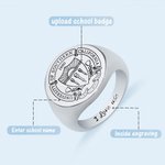 Personalized College University Class Ring