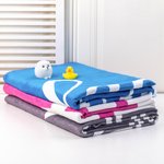 Personalized Multicolor Quick Dry Super Absorbent Name Beach Towel Summer Vacation Accessory Birthday Party Gift for Family