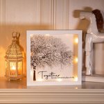 Personlig släktträdsram med LED-lampa Mors dag jul Födelsedagspresent till mamma mormor