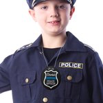 Custom Name Junior Police Officer Badge for Children