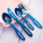 Custom Engraved Mermaid Cutlery Set