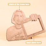 Personalized Look at This Photograph Wood Picture Frame Funny Gift