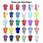 Squadra di calcio personalizzata Stampa cornice