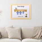 Squadra di calcio personalizzata Stampa cornice