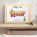 Squadra di calcio personalizzata Stampa cornice