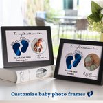 Custom Baby Footprint Photo Frame