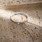 Gepersonaliseerde binnencirkel graveren ketting