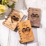Custom Handmade Wood Wedding Card Newlywed Keepsake Gift