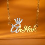 Personalized Lace Name Necklace Gifts for Her