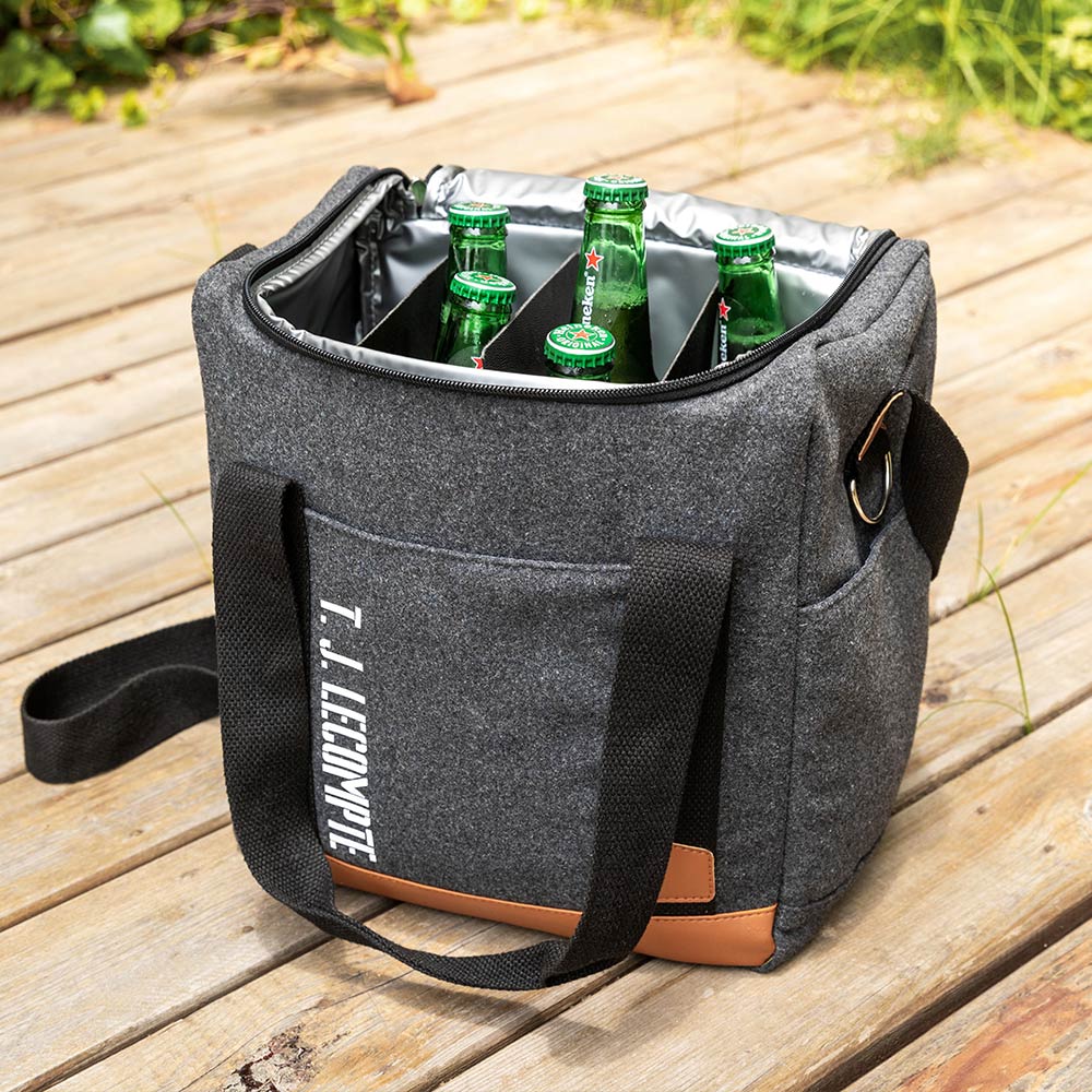 Personalized Engraved Cooler Bag 6 Pack Beer Cooler Bag CALLIE