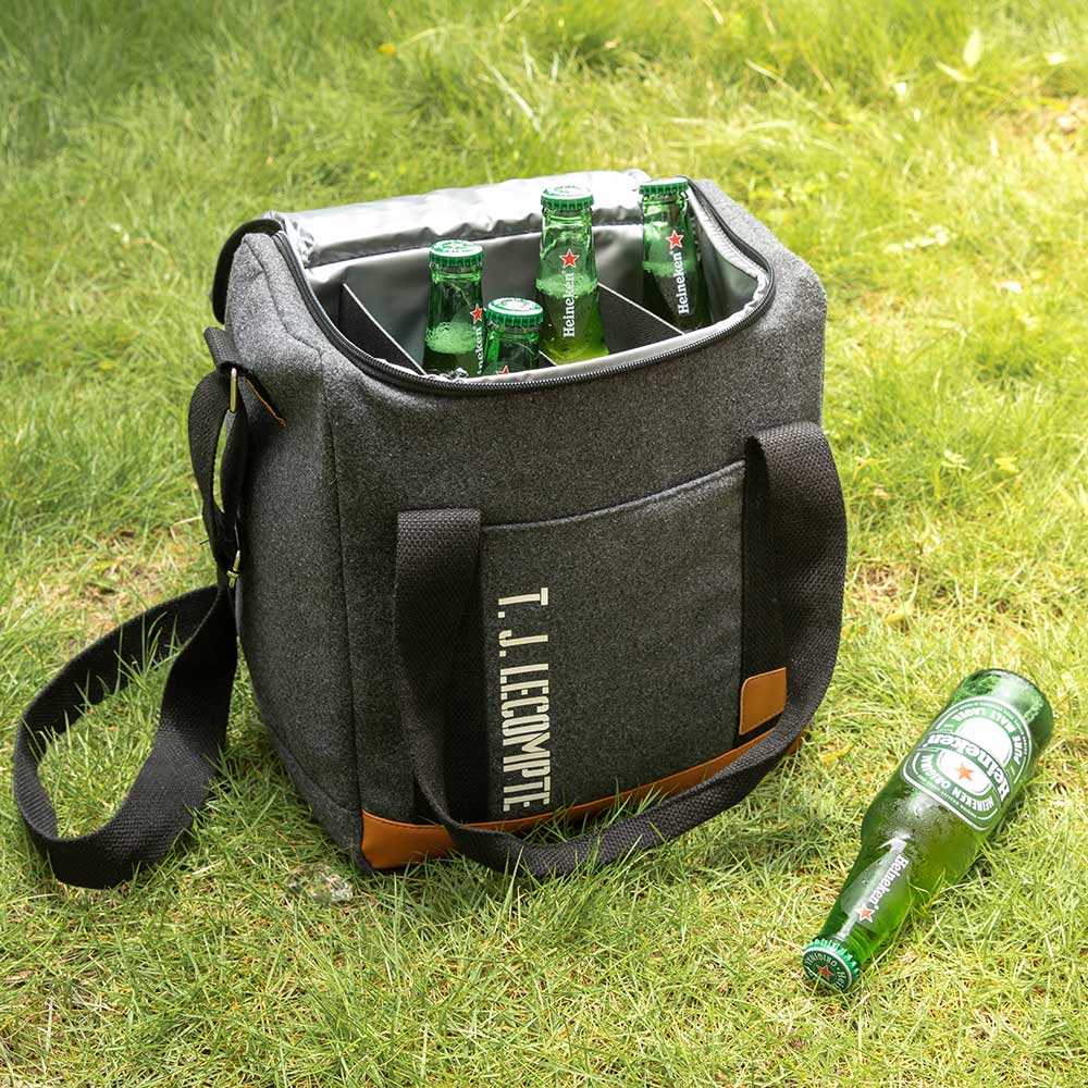 Personalized Engraved Cooler Bag 6 Pack Beer Cooler Bag CALLIE