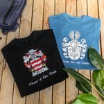 Embroidered Family Signet & Image T-shirt