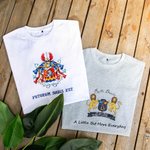 Embroidered Family Signet & Image T-shirt