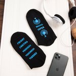 Custom Funny Text & Hobby Icon Dad Socks