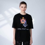 Embroidered Family Signet & Image T-shirt