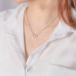 Sparkle Inifinity Necklace 2 Initials for Her