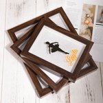 Personalized Ballet Girl Wooden Shadow Box Photo Frame Pin Storage with Name Birthday Gift for Ballerina Girl
