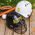 Personalized Baseball Softball Letter Waterproof Helmet Vinyl Decal Sticker with Name Number Birthday Sports Gift for Kids Baseball Softball Lovers