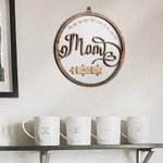 Panneau de Décor en Bois Puzzle Personnalisé avec Nom et Texte Cadeau Fête Anniversaire Pour Maman