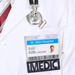 Customized Glitter ID Badge Buddy