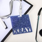 Customized Glitter ID Badge Buddy