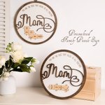 Panneau de Décor en Bois Puzzle Personnalisé avec Nom et Texte Cadeau Fête Anniversaire Pour Maman