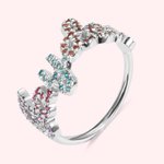 Personalisierte Edelsteine Name Ring