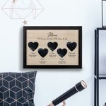 Personlig stjärnkarta graverad träskylt dekorativ väggkonst med titel namn och datum fars dag mors dag present till pappa mamma