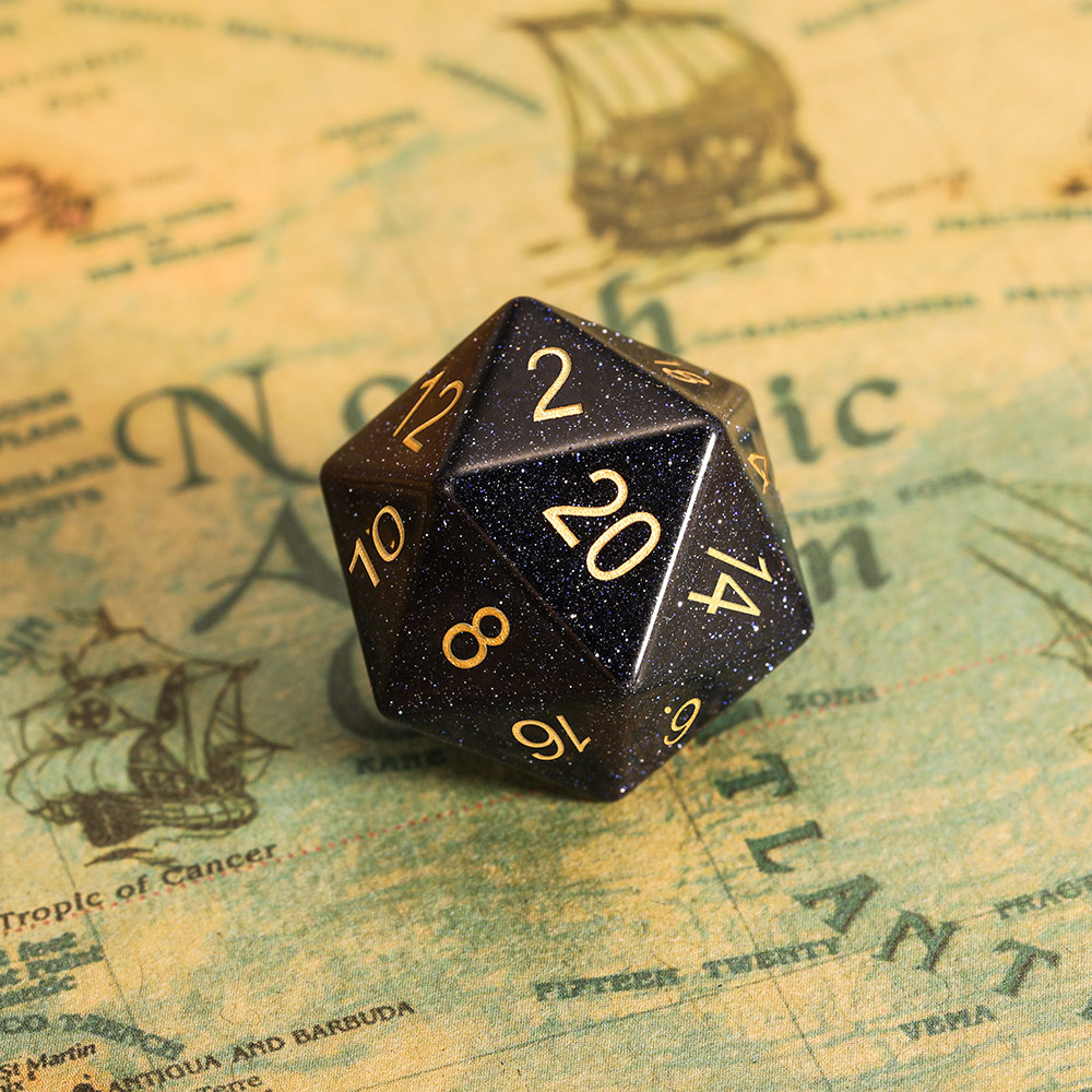 Gifts for DND Player D20 Dice with Custom Engraving & Color CALLIE