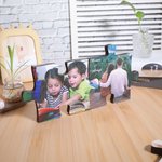 Wooden Memorial Picture Frame Jigsaw Shaped
