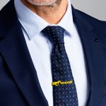 Personlig slipsnål med namn och graverad text Fars dag Födelsedagspresent för män