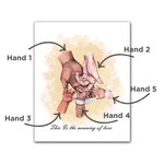 Mum & Dad Baby Holding Hands Wall Art