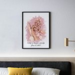 Mum & Dad Baby Holding Hands Wall Art