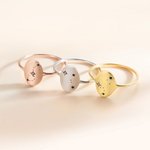 Engraved Star Constellation Zodiac Ring