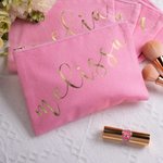 Personalized Cosmetic Bag Gifts for Bridesmaid