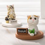 Personalized Handmade Pet Portrait Statue Photo Dog Cat Parrot Tortoise Hamster Horse Portrait Statue Pet Lover Gift Pet Memorial Gift
