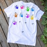 Kindergarten Handabdruck Graduation Shirts Keepsake