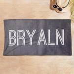 Personalized Multicolor Quick Dry Super Absorbent Name Beach Towel Summer Vacation Accessory Birthday Party Gift for Family