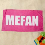Personalized Multicolor Quick Dry Super Absorbent Name Beach Towel Summer Vacation Accessory Birthday Party Gift for Family
