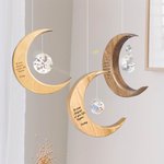 Unique Moon Crystal Suncatcher Window Decor