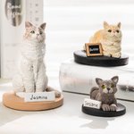 Statue Portrait Personnalisé Photo Chien Chat Perroquet Tortue Hamster Cheval Statue Portrait Cadeau d'amour Cadeau commémoratif pour animaux