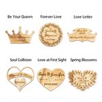 Libro degli ospiti di nozze personalizzato Segno di nozze in legno alternativo Decorazione di nozze