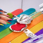 Personalised Apple Aromatherapy Lanyard ID Holder with Bead Teacher Gift