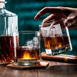 Verre à Whisky 295ml Personnalisé avec Photo et Texte Gravés Cadeau Anniversaire St-Valentin Noël pour Couple Famille