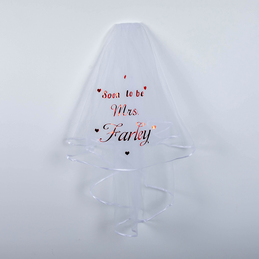 Voile de mariée personnalisé